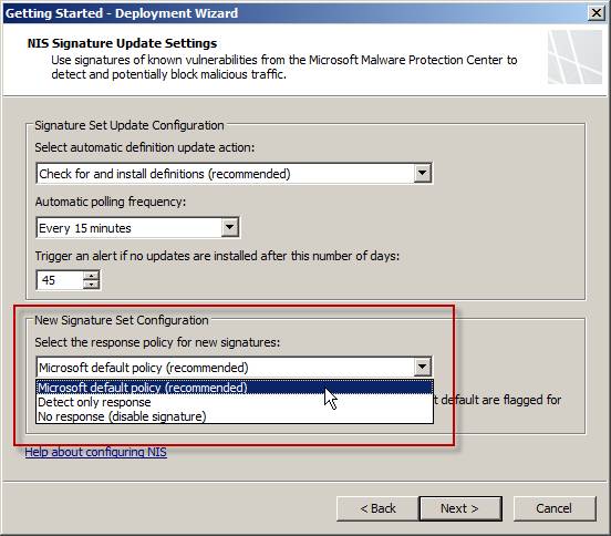 Detecting and preventing intrusion in Forefront TMG - Part 2: NIS Picture 3