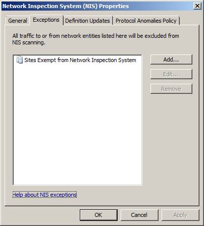 Detecting and preventing intrusion in Forefront TMG - Part 2: NIS Picture 6