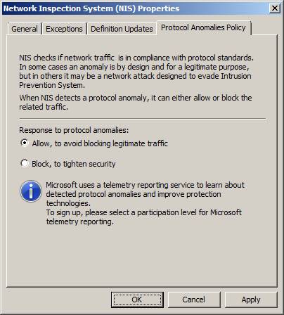 Detecting and preventing intrusion in Forefront TMG - Part 2: NIS Picture 8