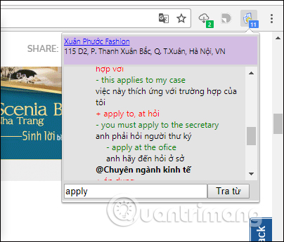Dictionary search utilities on Chrome should not be ignored Picture 10