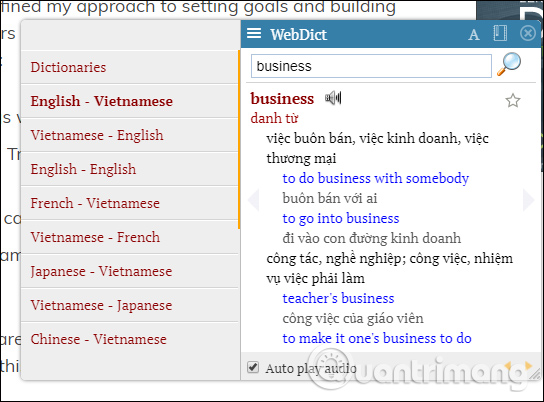 Dictionary search utilities on Chrome should not be ignored Picture 6
