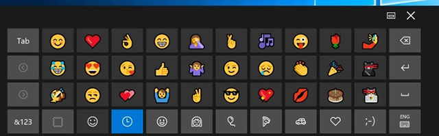 Did you know how to use emoticons on Windows 10? - TipsMake.com