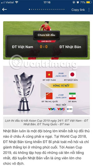 Direct view link U23 Vietnam - Thailand U23 Picture 20
