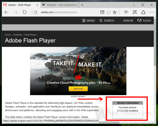 Disable Adobe Flash on Edge browser Picture 2