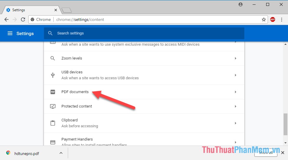 Disable automatic opening of PDF files on Coc Coc, Chrome, Edge, Firefox Picture 2