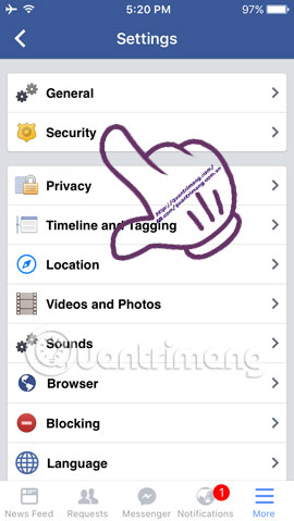 Disable Facebook but still send Messenger Picture 4