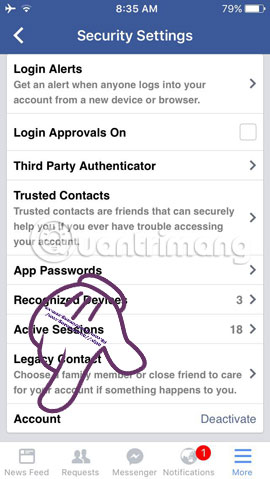 Disable Facebook but still send Messenger Picture 5