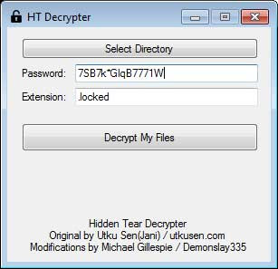 Disable malicious HiddenTear Ransomware with HT Brute Forcer Picture 7