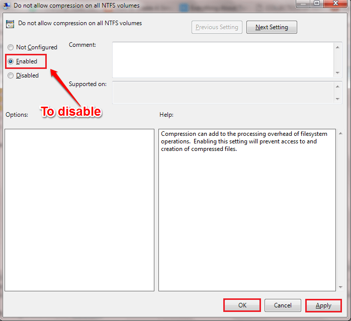 Disable NTFS file compression to speed up Windows computers Picture 3