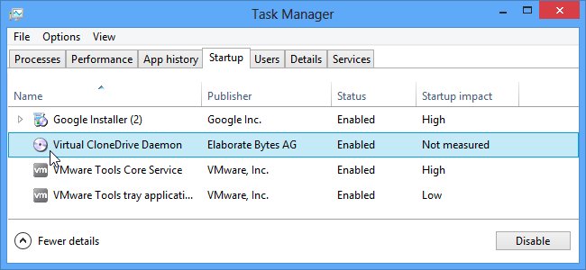 Disable programs that start with the system on Windows Picture 4