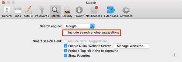 Disable search suggestions on Chrome and Safari browsers Picture 10