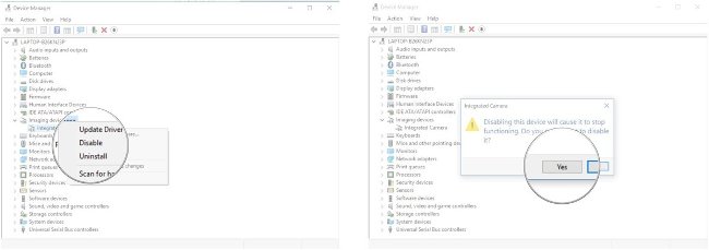 Disable webcam and microphone on Windows 10 Picture 5
