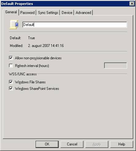 Discover advanced features of Exchange ActiveSync in Exchange Server 2007 SP1 Picture 4