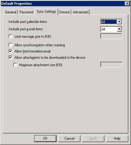 Discover advanced features of Exchange ActiveSync in Exchange Server 2007 SP1 Picture 6