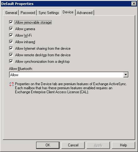 Discover advanced features of Exchange ActiveSync in Exchange Server 2007 SP1 Picture 7