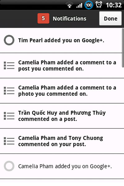 Discover Google+ for Android Picture 3