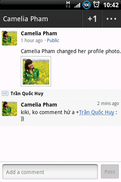 Discover Google+ for Android Picture 8