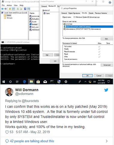 Discover new Zero-Day vulnerabilities that target bugs in Windows 10 Task Scheduler Picture 2