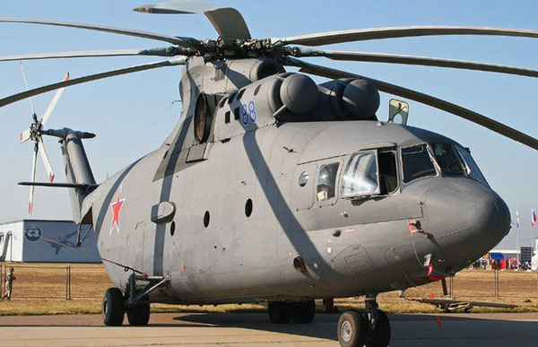 Discover Russia's largest helicopter Mi-26, carrying both mammoth fossils Picture 7
