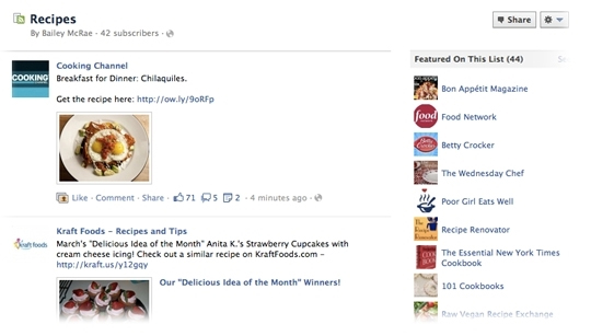 Discover the new Interest List from Facebook Picture 3