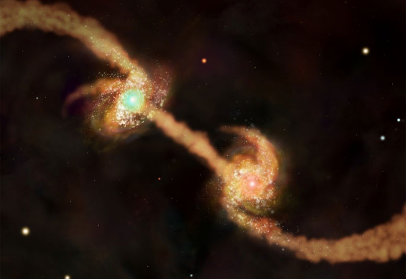 Discover the terrible war between two giant black holes in the universe Picture 2