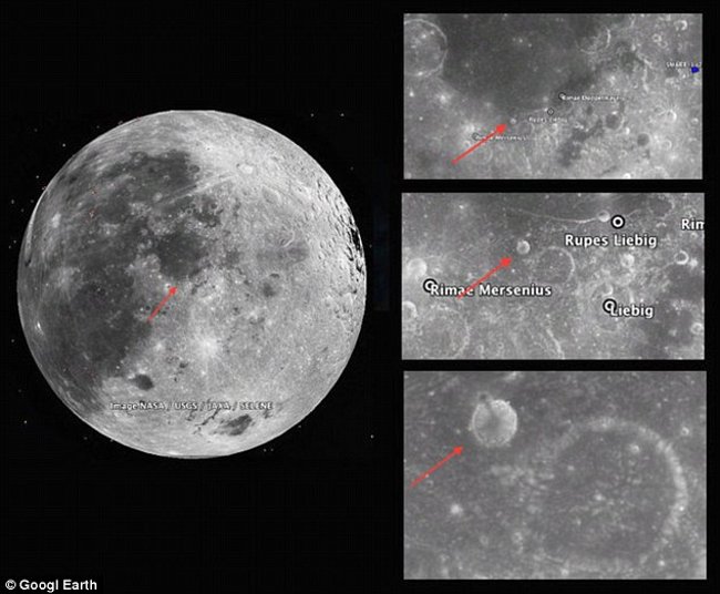 Discovering 'alien antenna' on the Moon? Picture 7