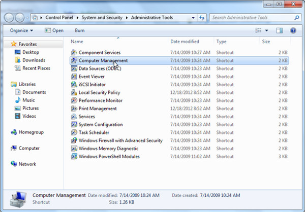Disk Management access in Windows 7 and Windows 8 Picture 4