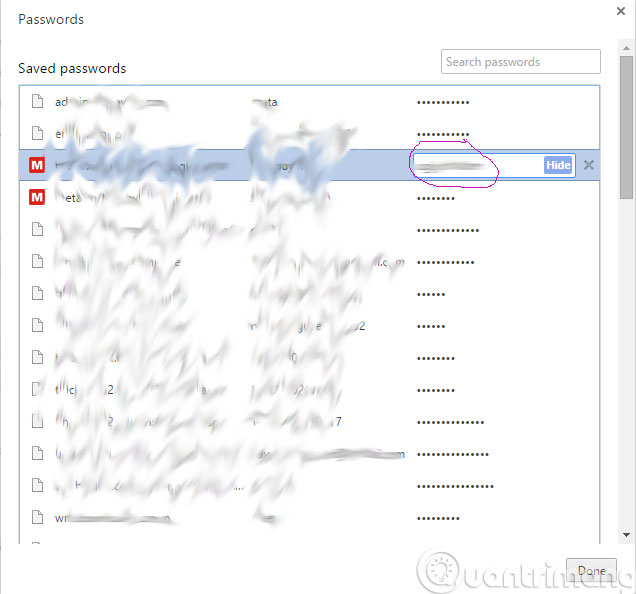Display saved passwords on web browsers Picture 18
