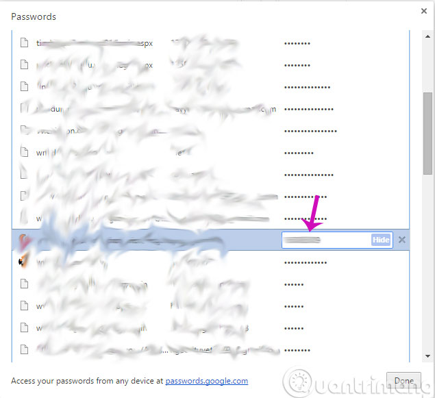 Display saved passwords on web browsers Picture 6