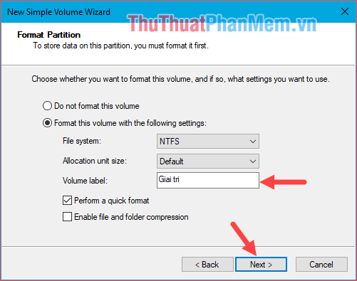 Dividing hard drive right in Windows 10 does not lose data Picture 10