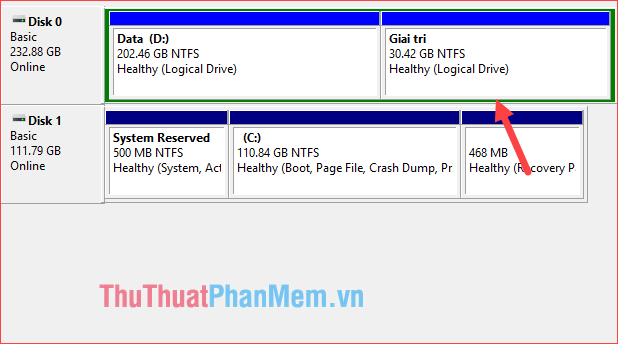 Dividing hard drive right in Windows 10 does not lose data Picture 11