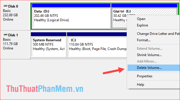 Dividing hard drive right in Windows 10 does not lose data Picture 12