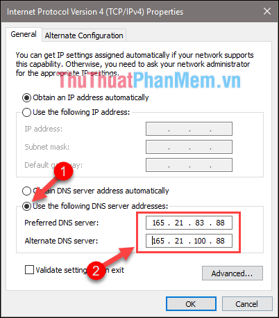 DNS Singapore - How to change DNS Singapore to access the network faster and not blocked Picture 6