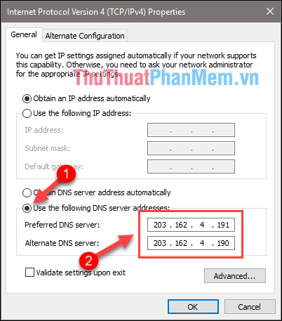 DNS VNPT - How to change DNS VNPT for faster network access Picture 6