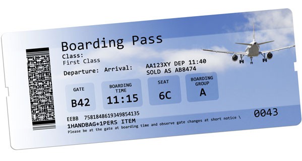 Do not post photos of check-in tickets on the Internet if you do not want to become a victim of a scam or a black society Picture 5