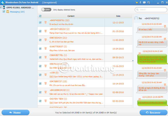Do not worry about losing deleted data on Android with 4 ways later Picture 5