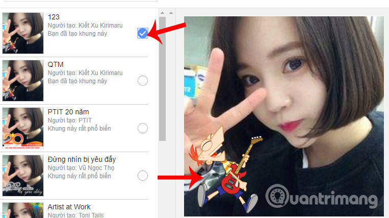 Do you know how to create avatar frames and effects on Facebook yet? Picture 14