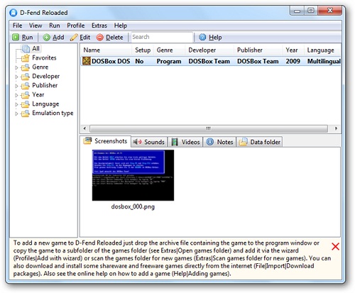 DOS game guide in Win XP, Vista or Windows 7 Picture 5