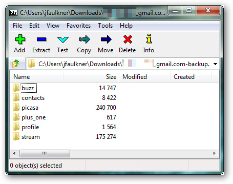Download and backup data of Google, Google Plus Picture 11