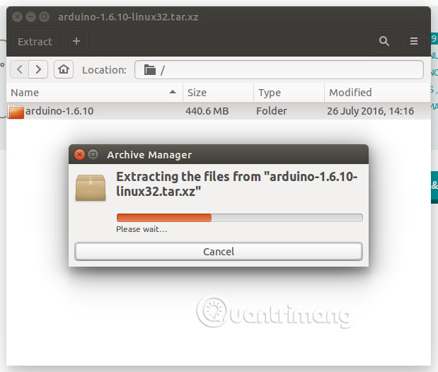 Download and install Arduino on the computer Picture 7