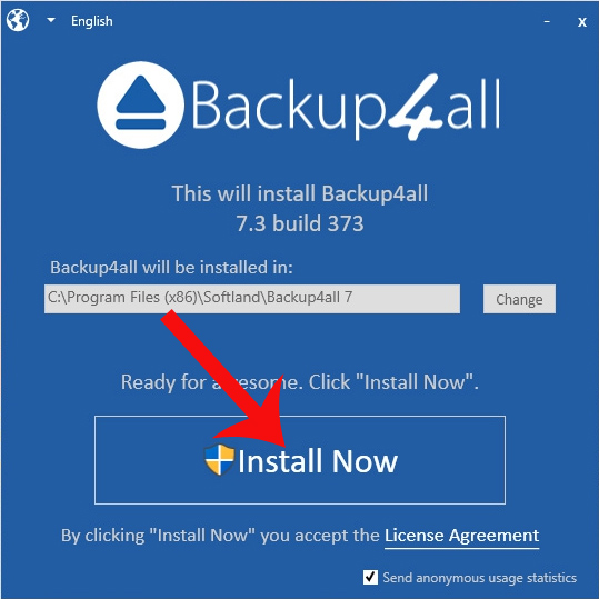 Download Backup4all Lite 7 data backup software, for $ 20, is free Picture 4