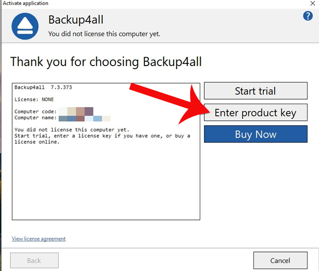 Download Backup4all Lite 7 data backup software, for $ 20, is free Picture 5