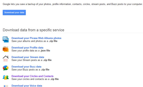 Download data from social networks to the hard drive Picture 6