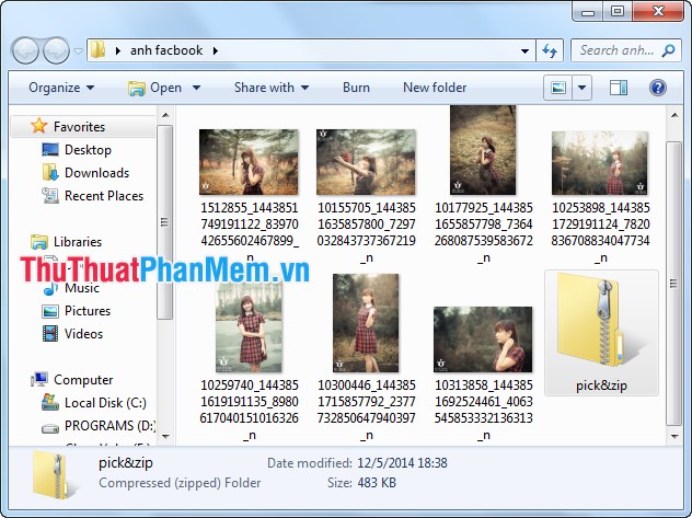 Download / download the entire Facebook photo album to your computer Picture 10