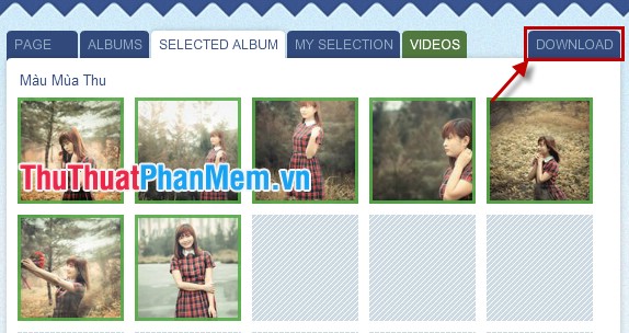 Download / download the entire Facebook photo album to your computer Picture 6