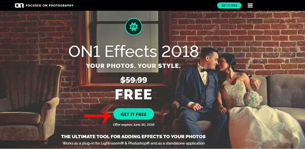 Download for $ 59.99 On1 Effects 2018 photo editing software, free for life Picture 2