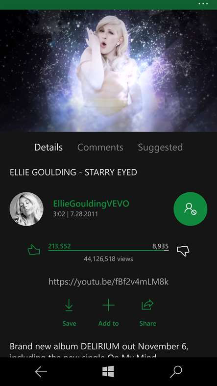 Download MyTube - the application that supports watching YouTube on Windows / Windows Phone, is free Picture 2