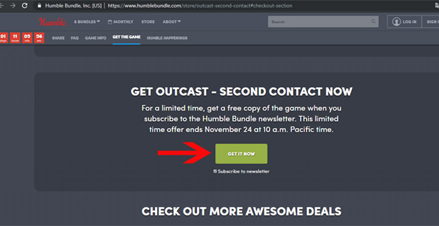 Download Outcast: Second Contac, an open-world action adventure game that is free on the Humble Store Picture 4