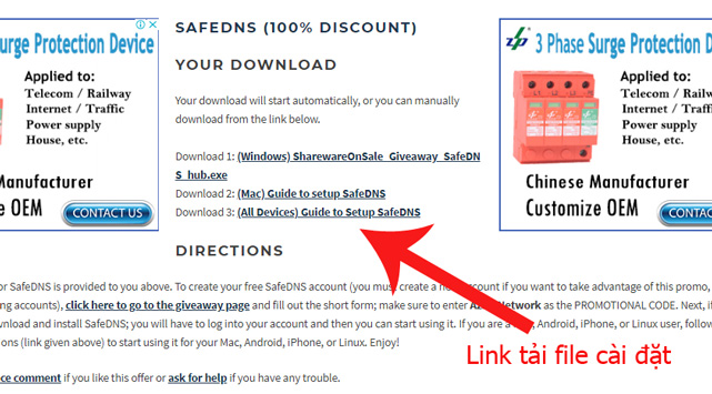 Download SafeDNS Agent for Safe Browsing software for $ 9.95, free of charge Picture 3