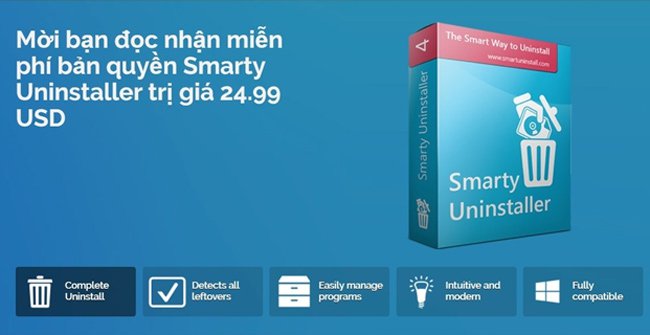 Download Smarty Uninstaller application uninstalling software worth 24.99 USD, which is free Picture 1